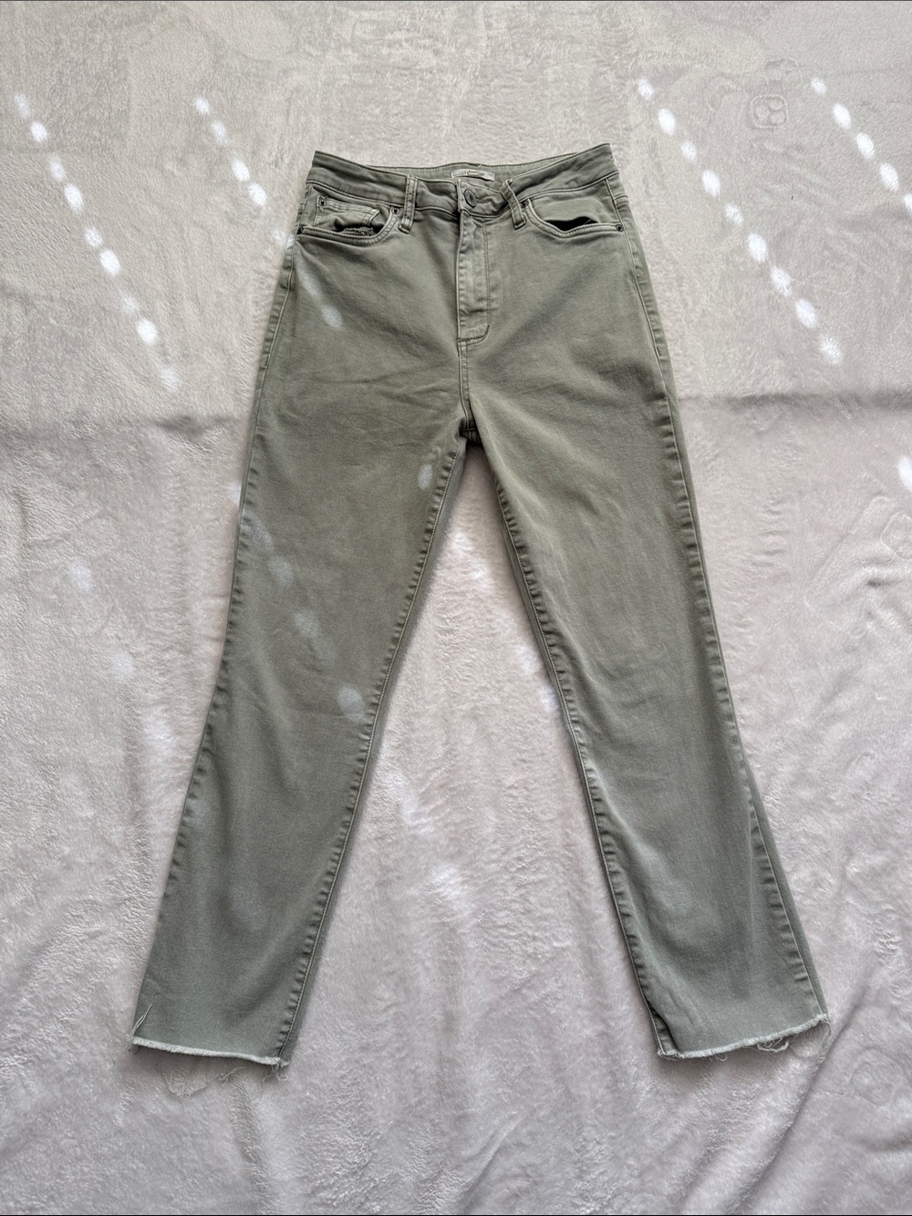 STS Blue Light Green Straight Leg Women's Jeans